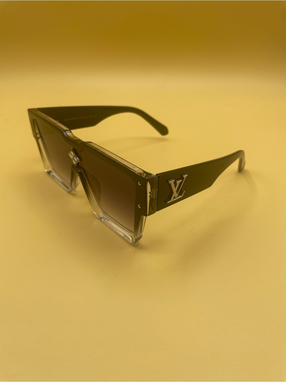 Louis Vuitton Men's Black-to-Clear Shield Sunglasses - Picture 2 of 5